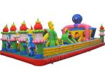 Octopus Theme Inflatable Fun City With Air Blower And Repair Kits