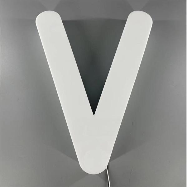 Hot Sellingized Logo Design Resin Indoor Backlit Letters Logo 3d Luminous