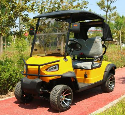 Four Seaters Luxury Golf Cart Street Legal Custom Off Road Transport Crates