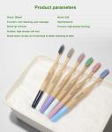 Eco Friendly BPA Free Biodegradable Bamboo Toothbrush With Soft Bristles