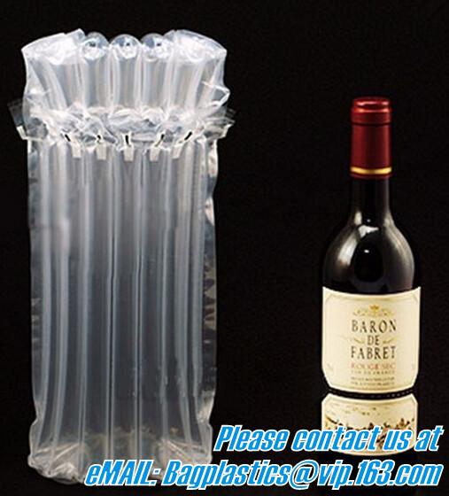 Inflated Wine Bottle Protector Bags, Sleeves Glass Travel Transport, Air Filled