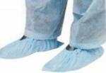 Waterproof Breathable 16*40cm Blue Disposable Shoe Cover