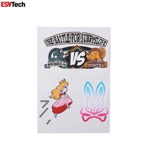 China Custom Silicone Heat Transfer Label Letters Sticker For DIY Craft T-Shirt Garment Hat Bag on sale