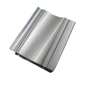 Wholesale Fashionable Gold Shiny Brush Light Champagne Silver Aluminum Frame Profiles with Custom Length from china suppliers