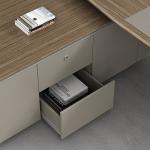 OEM ODM Large Wooden Manager Executive Desk For Luxury Modern Office Furniture