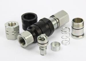 Wholesale LSQ-PD 1/4'' Flush Face Hydraulic Quick Couplers Locking Balls Connect Carbon Steel / Chrome Three from china suppliers