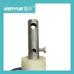 6 Inch Central Control medical caster wheels S Type white for hospital
