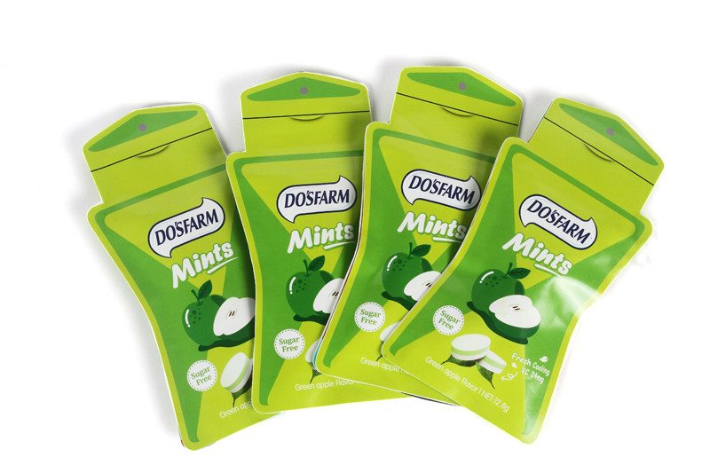 Healthy Fresh Breath Sugar Free Low Calorie Candy With Green Apple Flavors