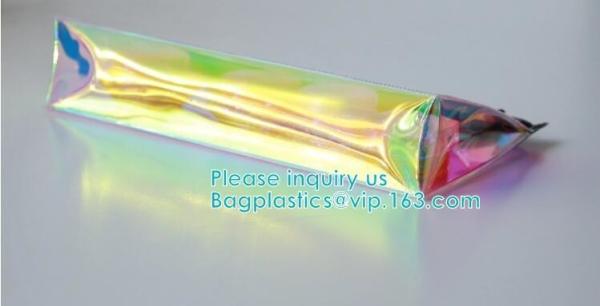ziplock plastic waterproof bag for swimsuit, slider zipper pvc pouch ziplock bag