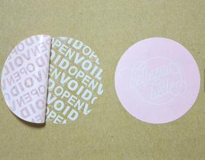 Wholesale Tamper Proof Security Tape , Warranty Void Labels For Outer Cartons from china suppliers