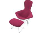bertoia bird chair & ottoman by Harry Bertoia