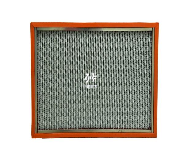 Industry Factory Semiconductor H14 H13 250℃ Glass Fiber HEPA Filter , High Temp