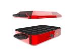 1200W Red Electric Takoyaki Pan With Removable Plate And Metal Top Cover