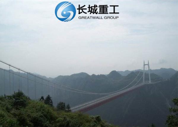 Alkyd / Hot Dip Galvanized Bailey Suspension Bridge High Performance Simple