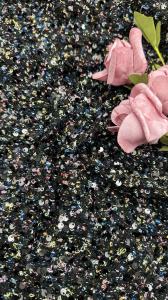 Wholesale Metallic Lace Fabric Sequin Embroidery Fabric Customized Color from china suppliers