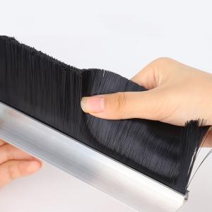 China F Type Nylon Brush Under Door Brush Strip Cold And Heat Insulation on sale