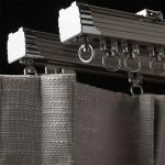 Clean and Minimal Look Double Track Number Ceiling-Mounted Curtain Tracks 3.5*5