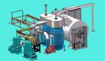 Horizontal Thermal Evaporation Coating Unit , High Vacuum Aluminum Metalizing
