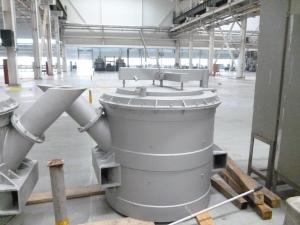Wholesale Molten Aluminum Pouring Transfer Ladles 1500KG Capacity For Aluminum Foundry from china suppliers
