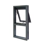 Vertical Opening Top Hung Aluminium Windows , Large Commercial Awning Window