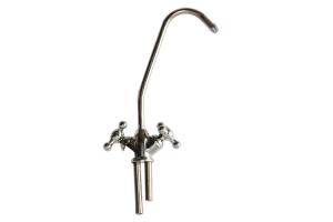 Wholesale Ro Water Purifier Accessories Double Tube Gooseneck Faucet With Roate Switch from china suppliers