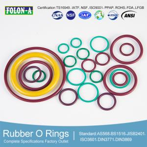 Wholesale AS568 BS1516 Fkm O Ring Cord / High Temp O Rings Chemical Resistant With Superior Durability from china suppliers