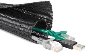 Wholesale PET Self Wrapping Split Braided Sleeving Automotive Wire Harness from china suppliers