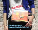 Beach Clear PVC Shoulder Bag DIY Transparent Clutch Tote Bag, candy jelly bag