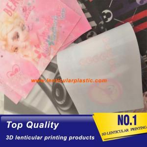 China custom design 3D lenticular printing TPU material lenticular fabric heat transfer sheet for garment on sale