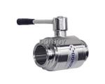 Horizontal straight way Pnuematic ball valve with thread Connection