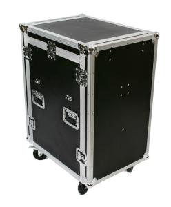 Wholesale 14U Aluminum Plywood DJ Mixer Rack Flight Case With Wheels from china suppliers