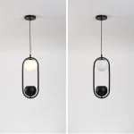 Creative Plant LED Pendant Lights Modern Indoor Lighting Grass Hanging Lamps(WH