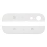 For Apple iPhone 5 Top and Bottom Glass Cover Replacement - White