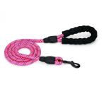 5FT Braided Nylon Dog Leash Soft Strong Dog Leads 48 Strands