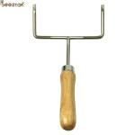 Beekeeping Equipment Stainless Steel Foundation Sheet Fork With Wooden Handle
