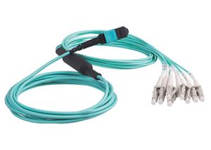 Wholesale MPO MTP Fan Out Cable MPO TO LC Duplex Breakout 8/12 Fiber Optic Patch Cord from china suppliers