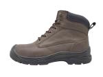 Nubuck Leather Military Boots , Steel Toe Construction Work Boots With Kevlar