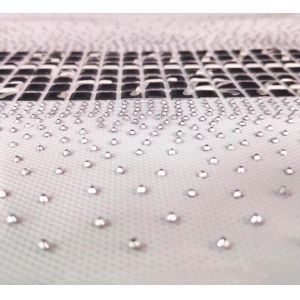 Handmade Rhinestone Patches Iron On , Make Custom Patches Customized Logo