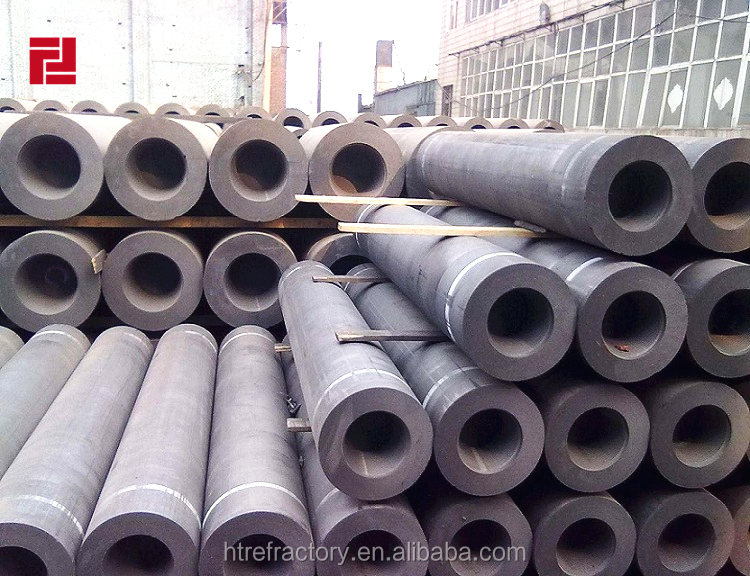 Refractory Supplies Black Graphite Electrode for Electric Arc Furnaces