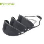 Semi Soft Sports Sunglasses Case Transparent PVC Outer Covering PC Inner Shell