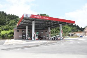 Wholesale S235JR Gasoline Gas Station Canopy Construction 300m Customized from china suppliers