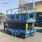 Industrial Mobile Platform Lift 0.3T Portable Electric Scissor Lift