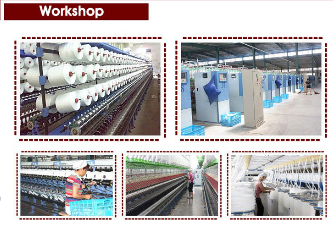 Textile Polyester Ring Spun Yarn For T Shirts , Crease Resistant Polyester Yarn