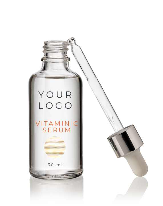 Vegan 30ml Vitamin C Face Serum Natural Ingredients Anti-Aging Skin Care with Custom Logo OEM Beauty & Personal Care Product