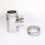 Easy Assembly Single Wall Black Stove Pipe 90 Degree Elbow Satin Black Finish
