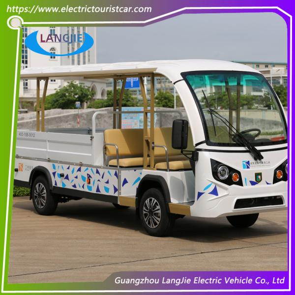 White Color Electric Patrol Car 7.5kW DAC Motor Driven Battery Powered Carry Van