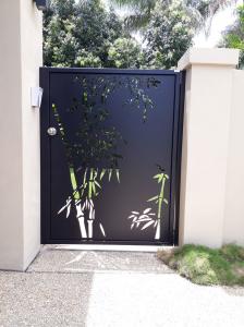 Wholesale OEM / ODM Aluminium Double Swing Gates Garden Front Aluminum Gate from china suppliers