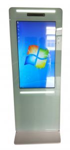Wholesale Bank 10 Infrared LCD Touch Screen Kiosk Stand 43 With LED Stripes Decoration from china suppliers