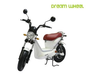 Wholesale White Electric Bike Scooter For Adults , 38km/H Pedal Assist And Throttle Ebike from china suppliers
