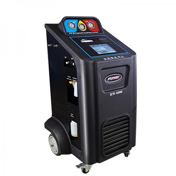 Pipeline Cleaning Function Car Refrigerant Recovery Machine 15kg Cylinder Capacity Car AC Service Machine